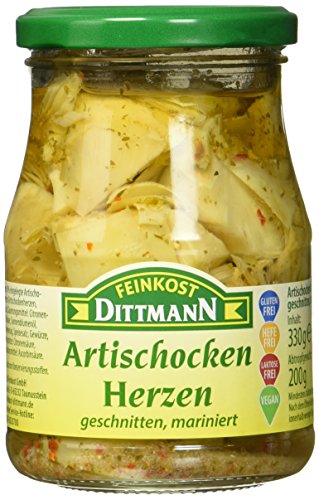 Feinkost Dittmann Artischockenherzen, geviertelt mariniert Glas (1 x 330 g) von Feinkost Dittmann