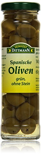 Feinkost Dittmann Grüne Oliven ohne Stein, 60 g von Feinkost Dittmann