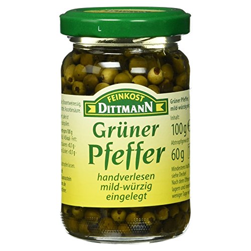 Feinkost Dittmann Grüner Pfeffer mild-würzig eingelegt, 100g von Feinkost Dittmann