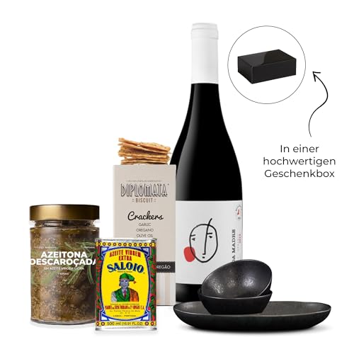 Geschenkbox Weinabend - Portugiesische Feinkost von Feinkost Machado