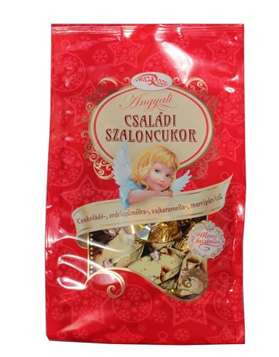 Angyali családi szaloncukor 300 g (csokoládé, erdeigyümölcs, vajkaramella, marcipán) Microse von Feinkost-aus-Ungarn.de Import - Vertrieb und Grosshandel