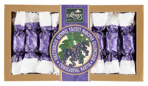 Marzipan dessert, Töltött marcipán szaloncukor F.ribizlis 250g, Marzipan mit Johannisbeere von Feinkost-aus-Ungarn.de Import - Vertrieb und Grosshandel