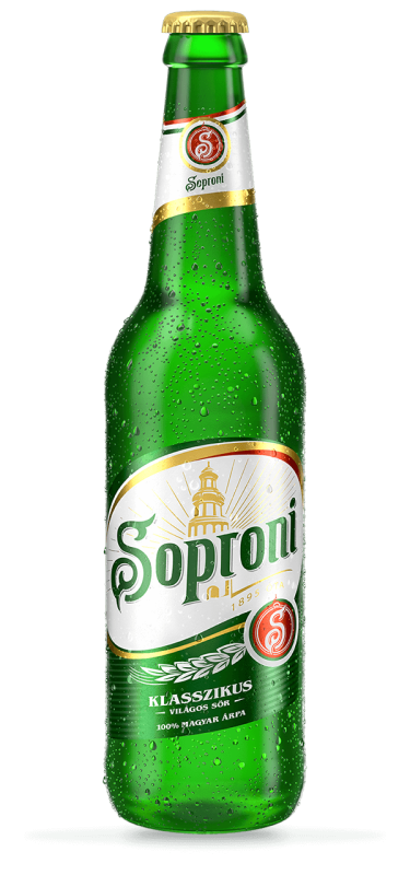 Soproni Klasszikus, Ungarisches Bier 0,5liter 4,5%(V/V) von Feinkost-aus-Ungarn.de | MACK