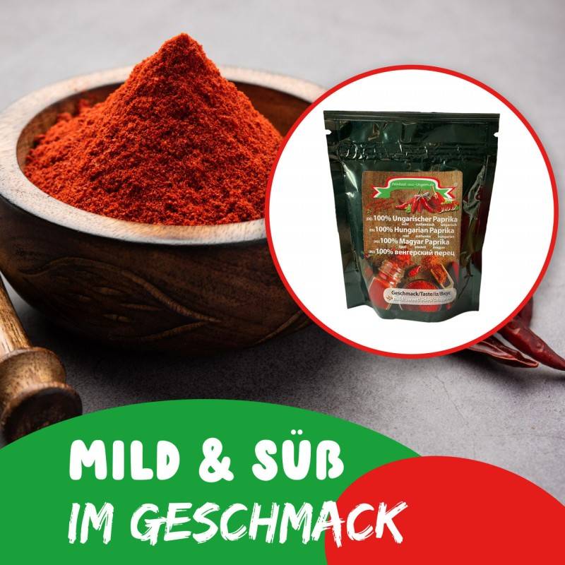 Ungarischer Paprika 100g Eigenmarke - Feinkost-aus-Ungarn.de - mild... von Feinkost-aus-Ungarn.de | MACK