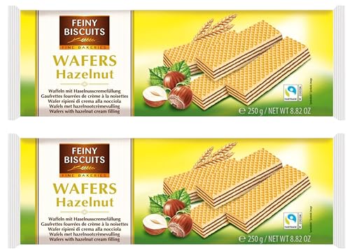 Feiny Biscuits Waffeln Mit Haselnusscremefüllung 2 x 250g Vorteilspack von Feiny Biscuits