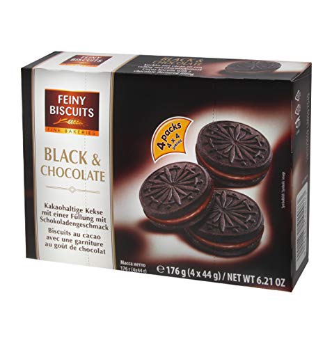 Kekse Black & Chocolate 176g von Feiny Biscuits