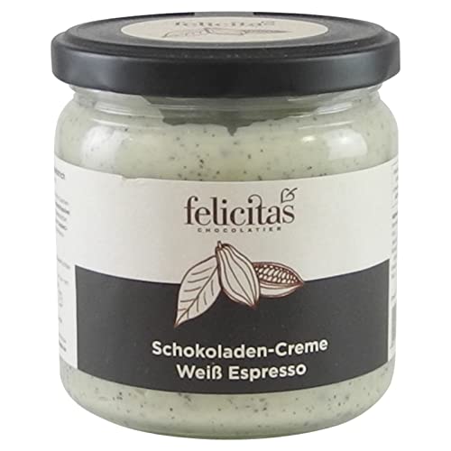 Weiß-Espresso Schokoladen-Creme von der Confiserie Felicitas (400 g) von Felicitas Chocolatier