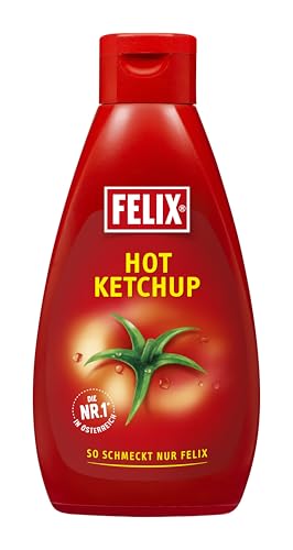 Felix Ketchup Hot | scharfes Ketchup | Familienpackung 6 x 1000 g (6er Pack) von Felix Austria