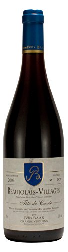 Beaujolais-Villages Tête de Cuvée 2003 – Besonderer französischer Jahrgangswein, Gamay, Rot, Trocken von Félix Baar Grands Vins Fins