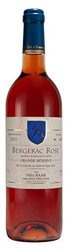 Bergerac Rosé 2005 - Außergewöhnlicher Rose-wein aus Frankreich - Cabernet Sauvignon, Merlot - Trocken, 13%, 750ml Flasche von Félix Baar Grands Vins Fins