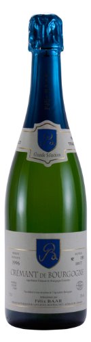 Crémant de Bourgogne Brut 1996 - Französicher Schaumwein, Weiß, Burgund, Chardonnay, Pinot Noir, Trocken von Félix Baar Grands Vins Fins