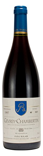 Gevrey-Chambertin Fût de Chêne 1997 - Besonderer französischer Pinot Noir Burgunder Rot-wein zum Geburtstag, Jubiläum, Jahrestag, Hochzeitstag und zu anderen besonderen Anlässen von Félix Baar Grands Vins Fins