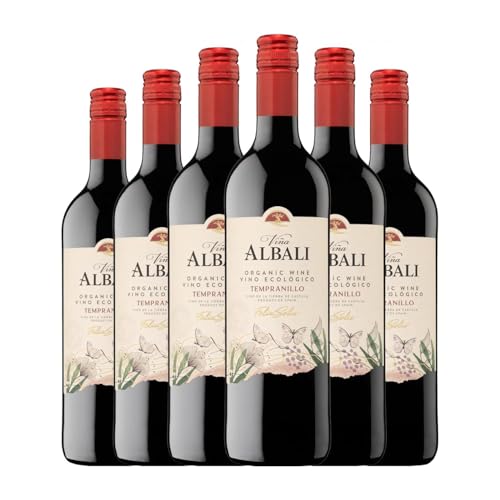 Félix Solís Viña Albali Orgánico Tempranillo Vino de la Tierra de Castilla 75 cl Rotwein (Karton mit 6 Flaschen von 75 cl) von Félix Solís