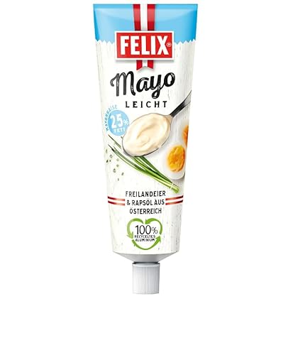 Felix Mayo Leicht, Mayonnaise mit 25% Fett, 250 ml von Felix