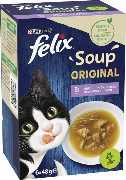 Felix Soup Original Rind-Huhn-Thunfisch von Felix