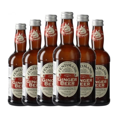 Getränke und Mixer Fentimans Ginger Beer Kleine Flasche 27 cl (Schachtel mit 6 Kleine Flasche von 27 cl)