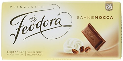 Feodora Chocolade-Tafel Tradition Sahne-Mocca, 10er Pack (10 x 100 g) von Axppin