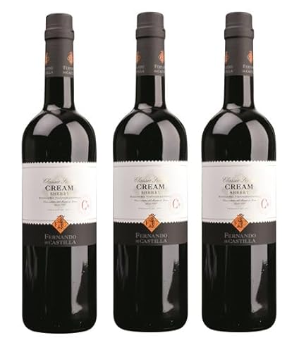 3x 0,75l - Fernando de Castilla - Classic - Cream - Jerez D.O.P. - Andalusien - Spanien - Sherry süß von Fernando de Castilla