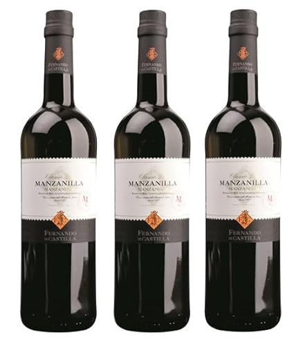 3x 0,75l - Fernando de Castilla - Classic - Manzanilla Dry - Jerez D.O.P. - Andalusien - Spanien - Manzanilla trocken von Fernando de Castilla