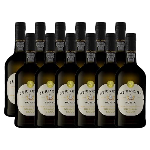 Portwein Ferreira Branco Seco - Dessertwein - 12 Flaschen von Porto Ferreira