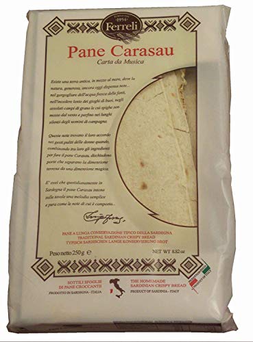 Pane Carasau D'Ogliastra Carta Musica 250 gr. - Ferreli von Ferreli