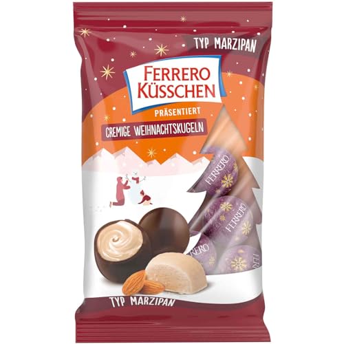 Ferrero Küsschen Cremige Weihnachtskugeln Typ Marzipan 100g von Ferrero Küsschen