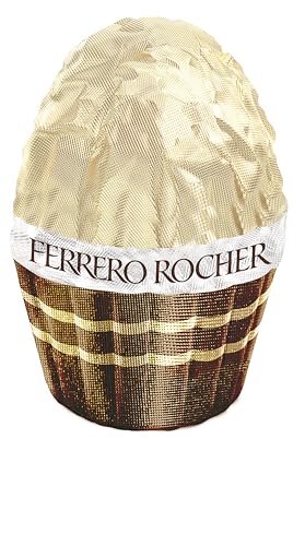 Ferrero Rocher Goldene Momente Weiße Weihnachtsschokolade – Pralinen-Schokoeier gefüllt mit Haselnusscreme – 90g von Ferrero Rocher