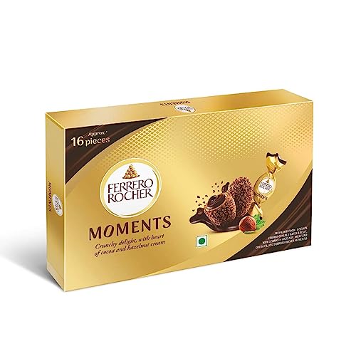 Ferrero Rocher Moments, Hazenut-Geschmack, 16 Pralinen, 92,8 g von Ferrero Rocher