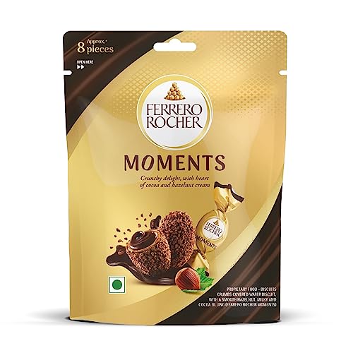 Ferrero Rocher Moments Pralinen, Pralinen, 46,4 g, 8 Stück von Ferrero Rocher