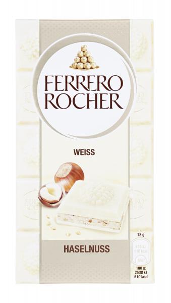 Ferrero Rocher Tafel Weiß Haselnuss von Ferrero Rocher