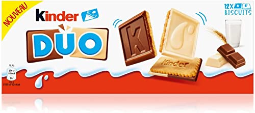 3x Ferrero Special Kinder Duo Keks mit Milch und weißer Schokolade überzogen 150 g von Ferrero