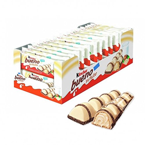 60 Kinder Ferrero Bueno White Doppelriegel a 39g Ferrero Riegel Schokolade 1170g von Ferrero