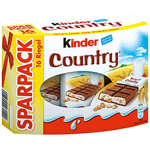 FERRERO Kinder Country 16er Limited Edition mit Cerealien und Schokolade 376g von Ferrero