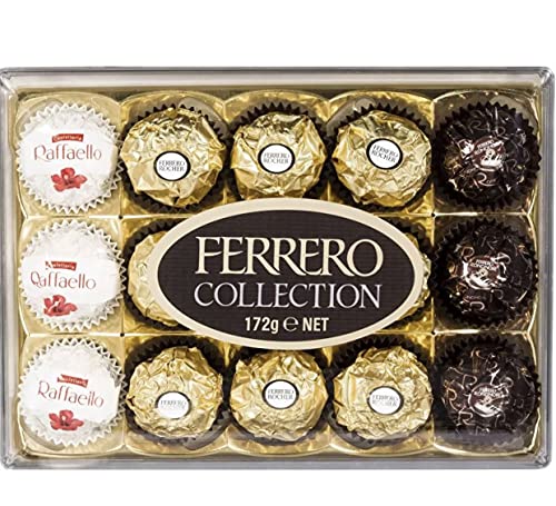 Ferrero Collection Chocolates T15 Rocher Rondnoir Raffaello, 15 Stück, 172 g von Ferrero