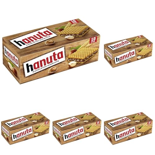 Ferrero Hanuta, 10 Stück, 220g (Packung mit 5) von Ferrero