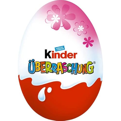 Ferrero Kinder Überraschungs-Ei Rosa, 36er Pack (36 x 20g) von Ferrero