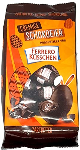 Ferrero Küsschen Cremige Schokoeier, zartbitter, 100 g von Ferrero