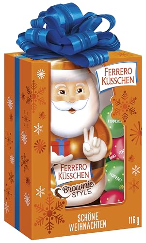 Ferrero Küsschen weihnachtliche Schokoladen-Pralinen als Geschenk 116g von Ferrero