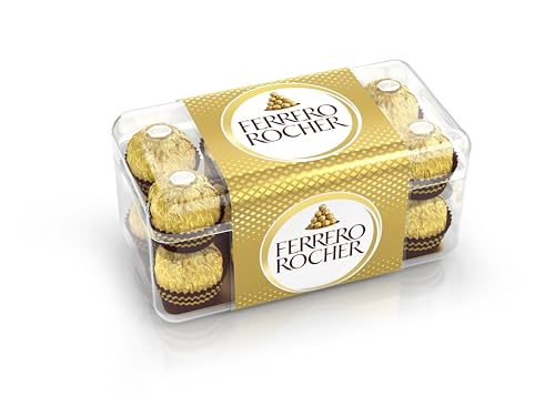 Ferrero Rocher – Knusprig-cremige Nuss-Pralinen-Spezialität – 1 Packungen à 16 Einzelpralinen von Ferrero