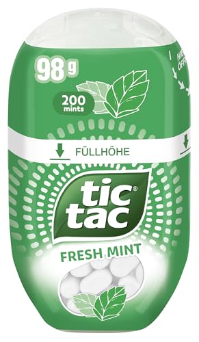 Ferrero tic tac fresh mint – Dragees mit Minzgeschmack – 1 x 98 g Packung (Packung mit 10) von Ferrero