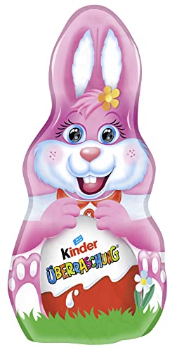 Kinder Schokolade Hase mit Überraschung Rosa-Ei, 75 g von Ferrero