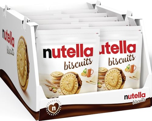 Ferrero Nutella Biscuits 304g Beutel - Vorratspack mit 10 Packungen mit je 22 Keksen von Ferrero