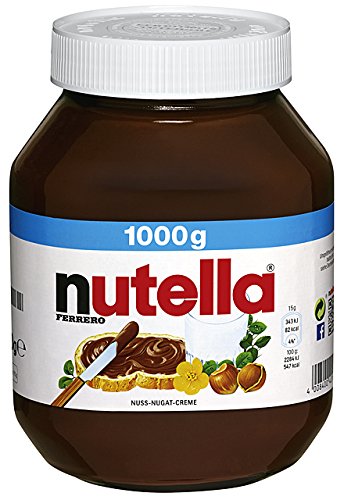 Nutella Nuss-Nougat-Creme, 1000 g von Ferrero