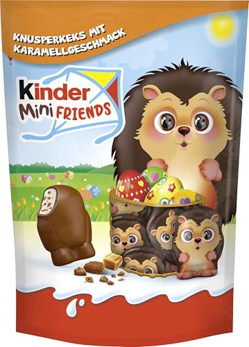 kinder Schokolade Mini Friends Knusperkeks mit Karamellgeschmack - 1x 122g von Ferrero