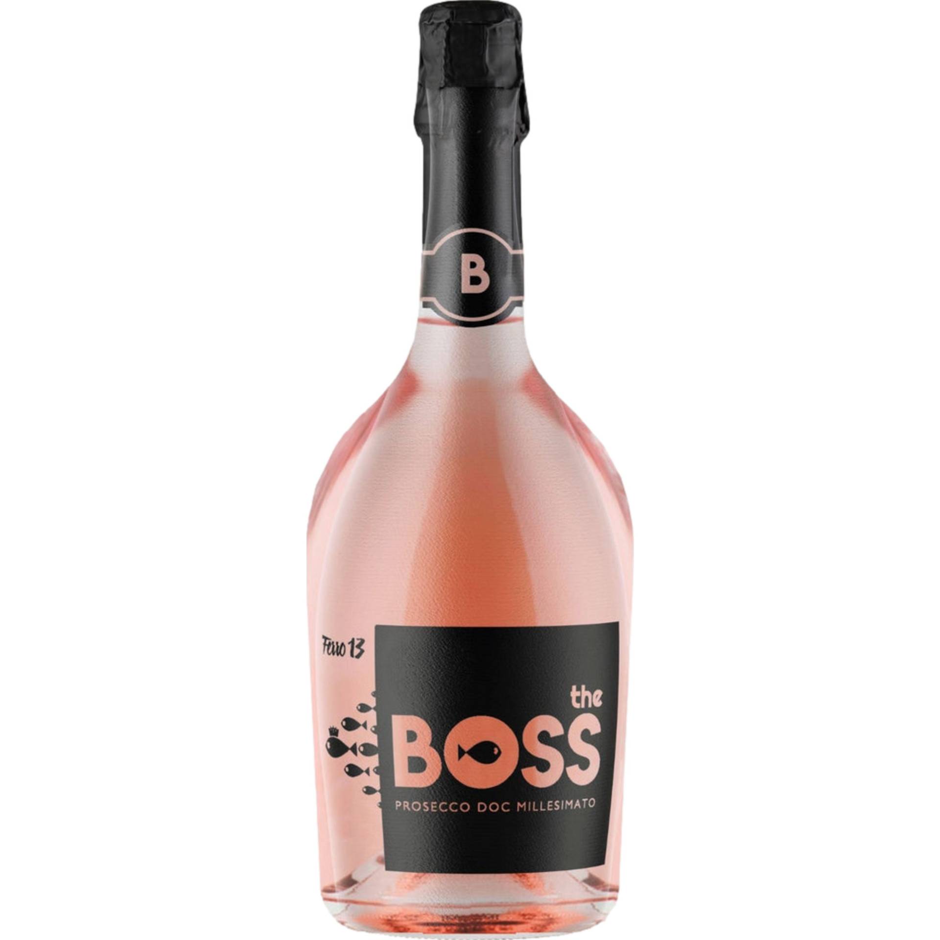 Ferro13 The Boss Prosecco Millessimato Rosato, Prosecco DOC, Venetien, 2022, Schaumwein von Ferro13, Strada delle Trincee 13d, 37135 Verona