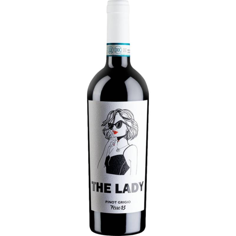 Ferro13 The Lady Pinot Grigio, Delle Venezie DOC, Venetien, 2022, Weißwein von Ferro13, Strada delle Trincee 13d, 37135 Verona