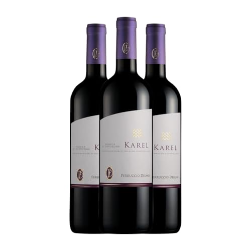 Ferruccio Deiana Karel Monica Sardegna 75 cl Rotwein (Karton mit 3 Flaschen von 75 cl) von Ferruccio Deiana