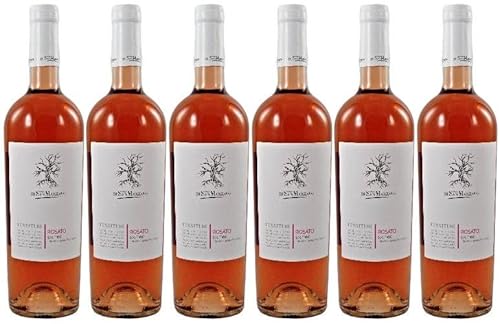 6 Flaschen I Tratturi Rosato Salento IGT 2023 von Feudi di San Marzano im Sparpack (6x0,75l), trockener Roséwein aus Apulien von Feudi di San Marzano