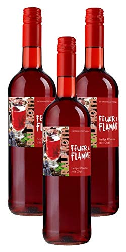 Glühwein Heiße Pflaume mit Chai 3x 0,75l - Feuer & Flamme - Prämiert aus Deutschland von Feuer & Flamme