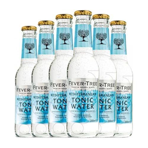 Getränke und Mixer Fever-Tree Mediterranean Tonic Water Kleine Flasche 20 cl (Schachtel mit 6 Kleine Flasche von 20 cl) von Fever-Tree Tonic Water